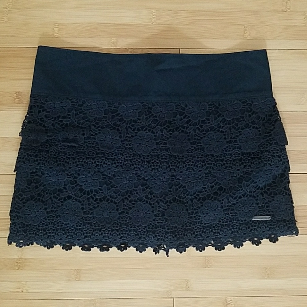 Abercrombie & Fitch Boho Crochet Mini Skirt BNWT